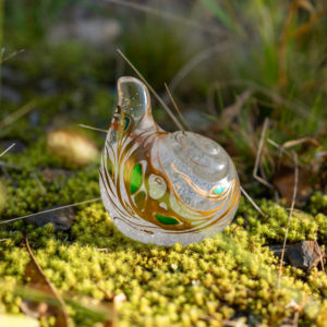 【Makie×Glass】ペーパーウェイト　蝸牛　　Makie Paperweight SNAIL